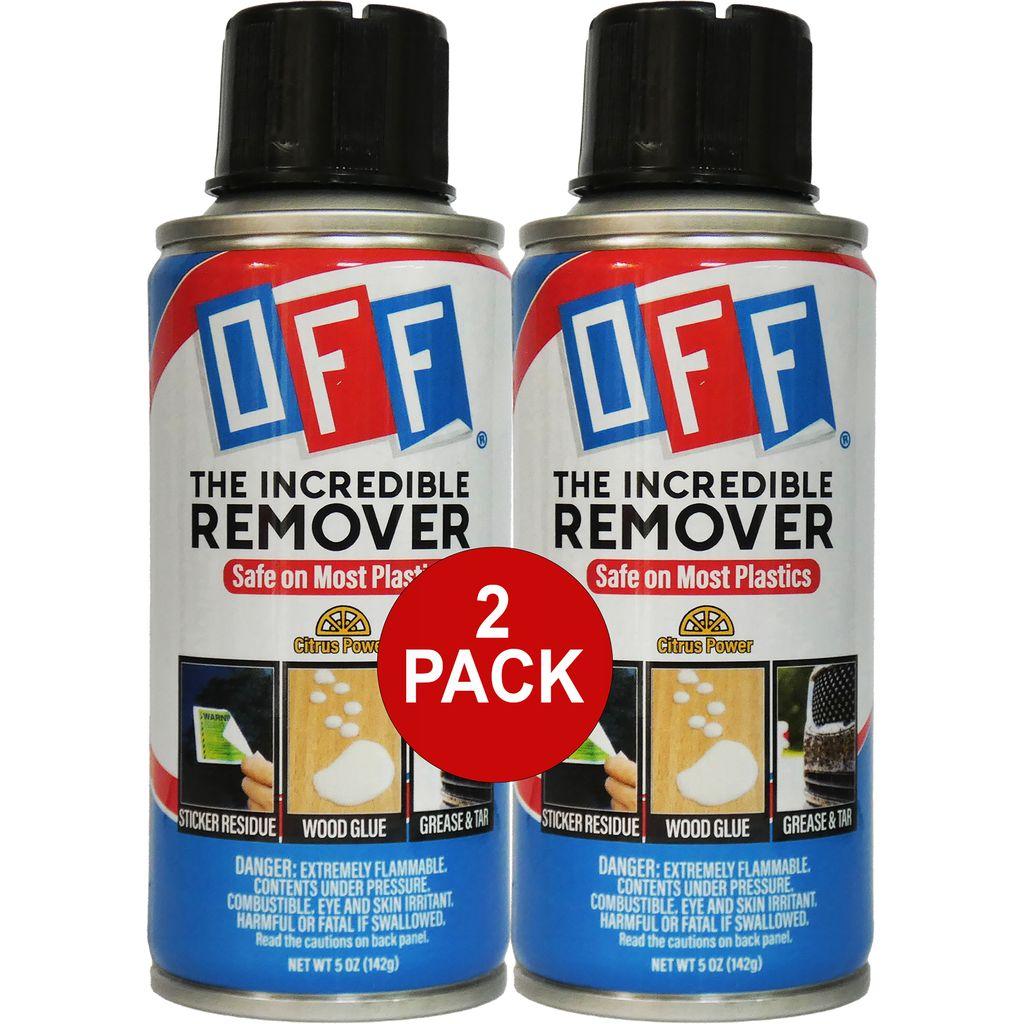 Max Pro The Incredible OFF Citrus Based Ink, Tar, Glue, Gum, and Scuff Mark Remover 5 oz. 2-Pack